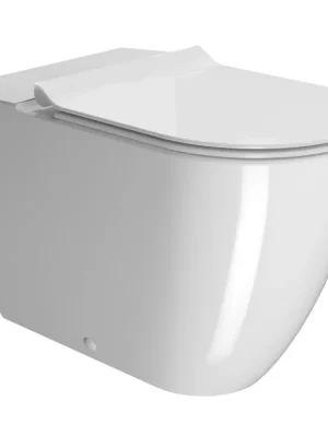 Actieprijs PURA WC mísa kombi spodní/zadní odpad, Swirlflush, 36x63cm, bílá ExtraGlaze