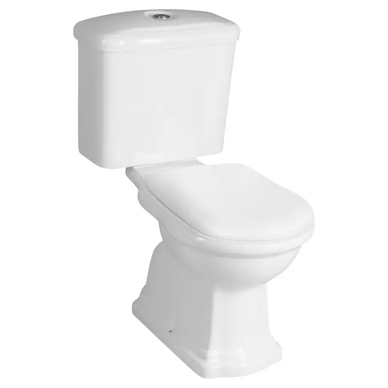 RETRO WC kombi, zadní odpad, bílá-chrom Flitsaanbieding