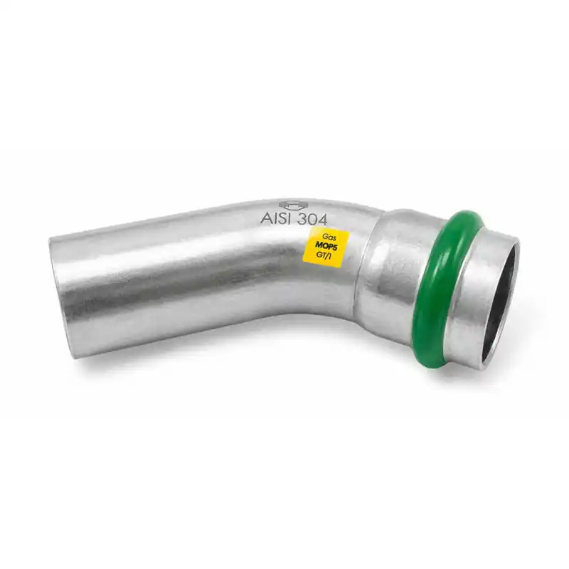 INOXPRESS GAS Oblouk I/A 45° 15mm Dagaanbieding
