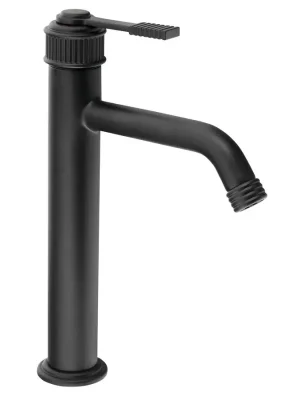 VERSI stojánková umyvadlová baterie, výška 240mm, černá mat Oblíbený