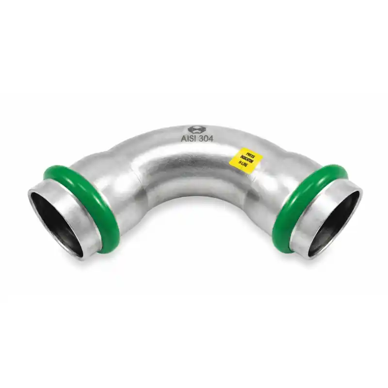 INOXPRESS GAS Oblouk I/I 90° 15mm Betrouwbaar