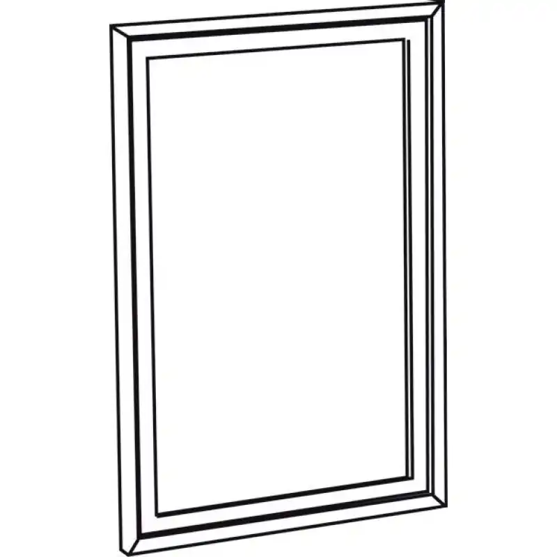 RETRO zrcadlo 70x115cm, starobílá Hoge Kwaliteit