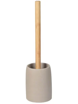 Denní Nabídka RIKO WC štětka na postavení, béžová/bambus
