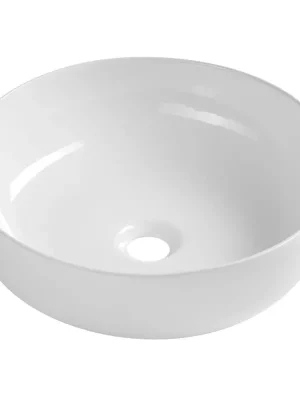 Oblíbený RONDEA keramické umyvadlo na desku Ø 41cm, bílá