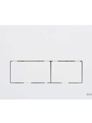 Flitsaanbieding SCHWAB PLUTO ovládací tlačítko, 247x160 mm, bílá lesk