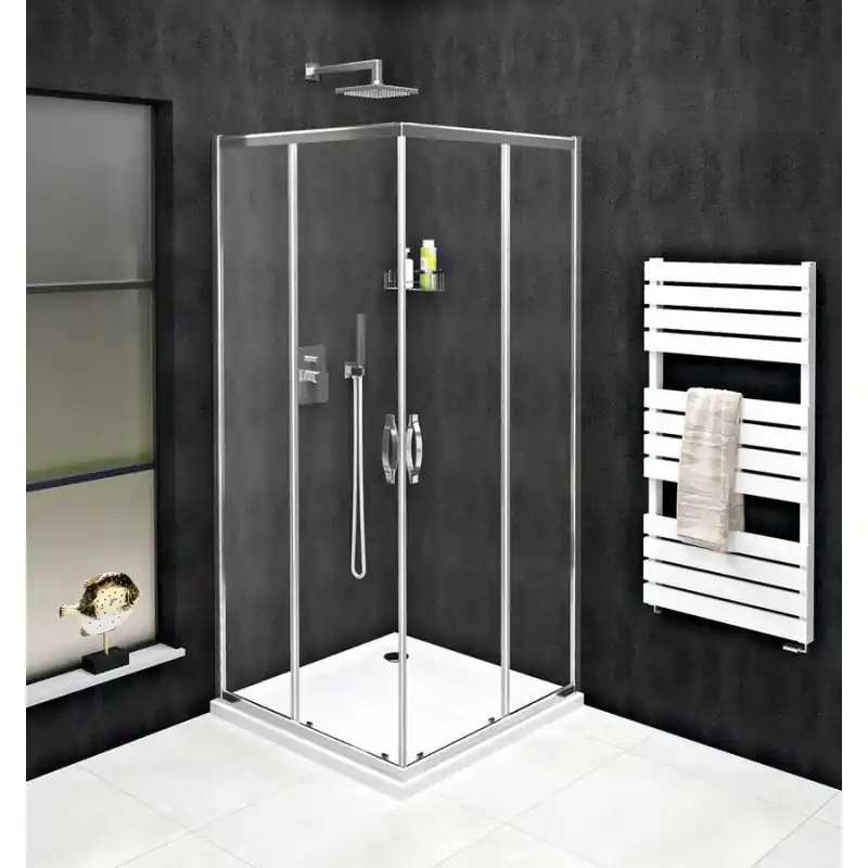 Express Levering SIGMA SIMPLY čtvercový sprchový kout 900x900 mm, rohový vstup, čiré sklo