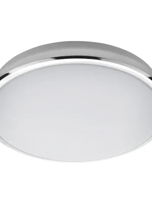 SILVER stropní LED svítidlo, Ø 29cm, 10W, 230V, 3000K/4000K/6500K, IP44, chrom Exclusieve Akce