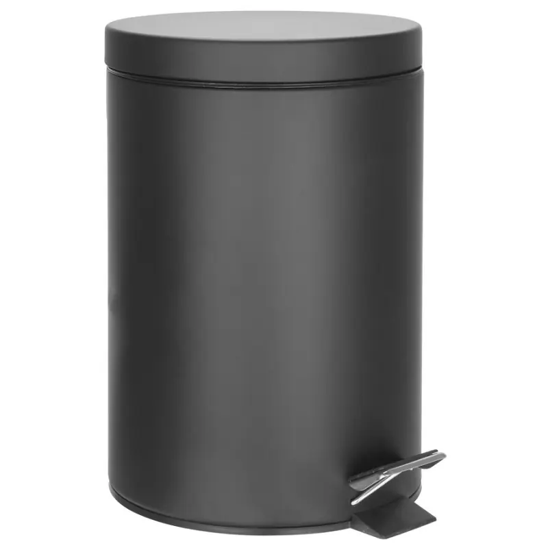Dagaanbieding SIMPLE LINE odpadkový koš kulatý 3l, černá mat