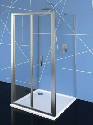 Cenově Výhodný EASY LINE třístěnný sprchový kout 700x1000mm, skládací dveře, L/P varianta, čiré sklo