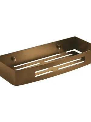 Tijdelijk Beschikbaar SMART polička do sprchy, 300x45x128mm, měď mat