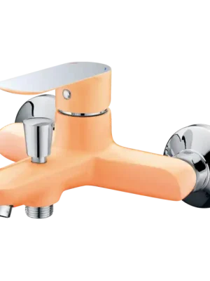 Bestseller RIO ORANGE 4144O Vanová vodovodní baterie bez příslušenství, CHROM/ORANŽOVÁ, rozteč 150mm