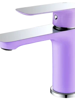 Dagaanbieding RIO VIOLET 4141V Stojánková umyvadlová vodovodní baterie, CHROM/FIALOVÁ