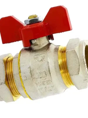 Kulový kohout se svěrným šroubením 22mm, MOTÝL, PN30 Vrácení Zdarma