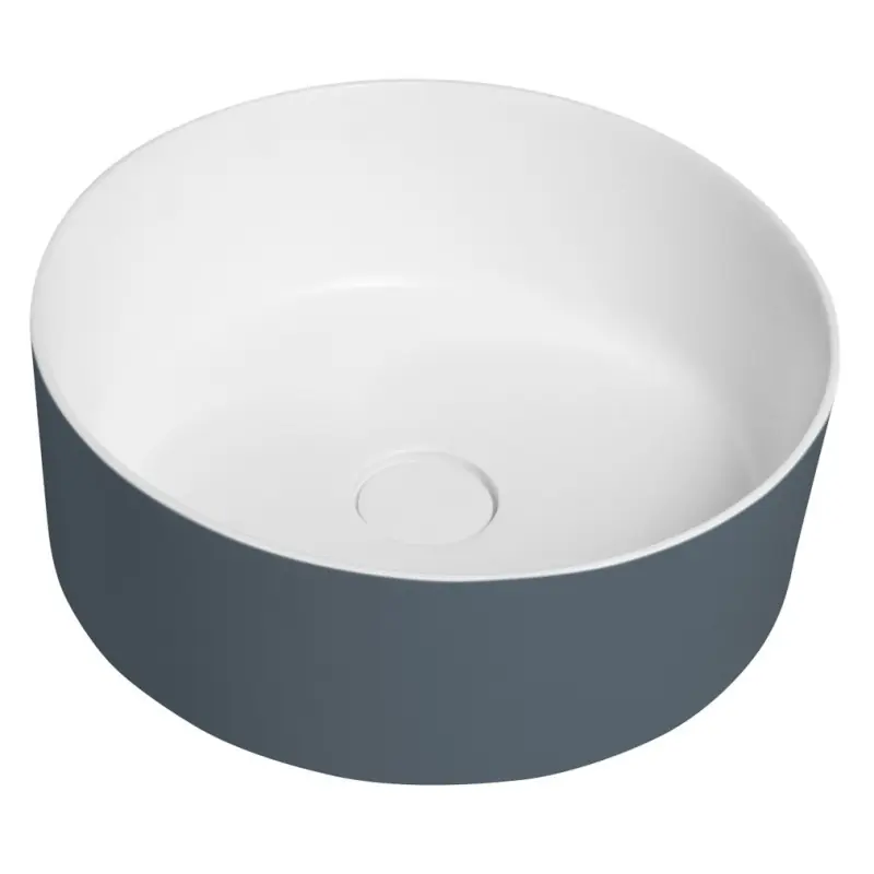THIN umyvadlo na desku, Rockstone, Ø 38 cm, siena/bílá mat Hete Deal