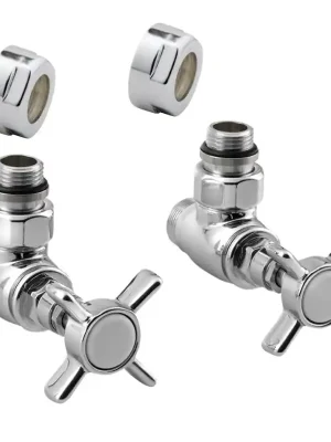 STAR připojovací sada ventilů ruční rohová, chrom Akce