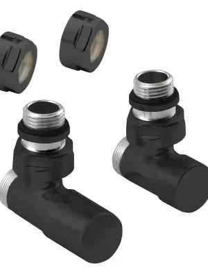 Bezpečná Platba COMPACT BLACK připojovací sada ruční rohová, černá mat