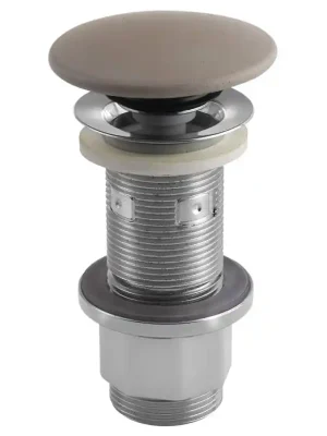 Umyvadlová výpust 5/4“, click-clack, betonová zátka, 10-80mm, písková Bezpečná Platba