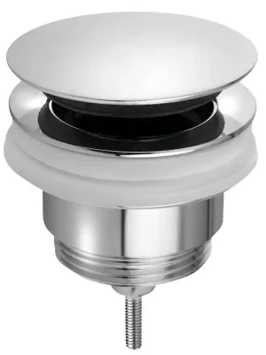 Umyvadlová výpust 5/4“, click-clack, velká zátka, 10-45mm, chrom Betaalbaar