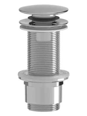 Umyvadlová výpust 5/4“, click-clack, velká zátka, 10-80mm, ABS/chrom Nejnovější Verze