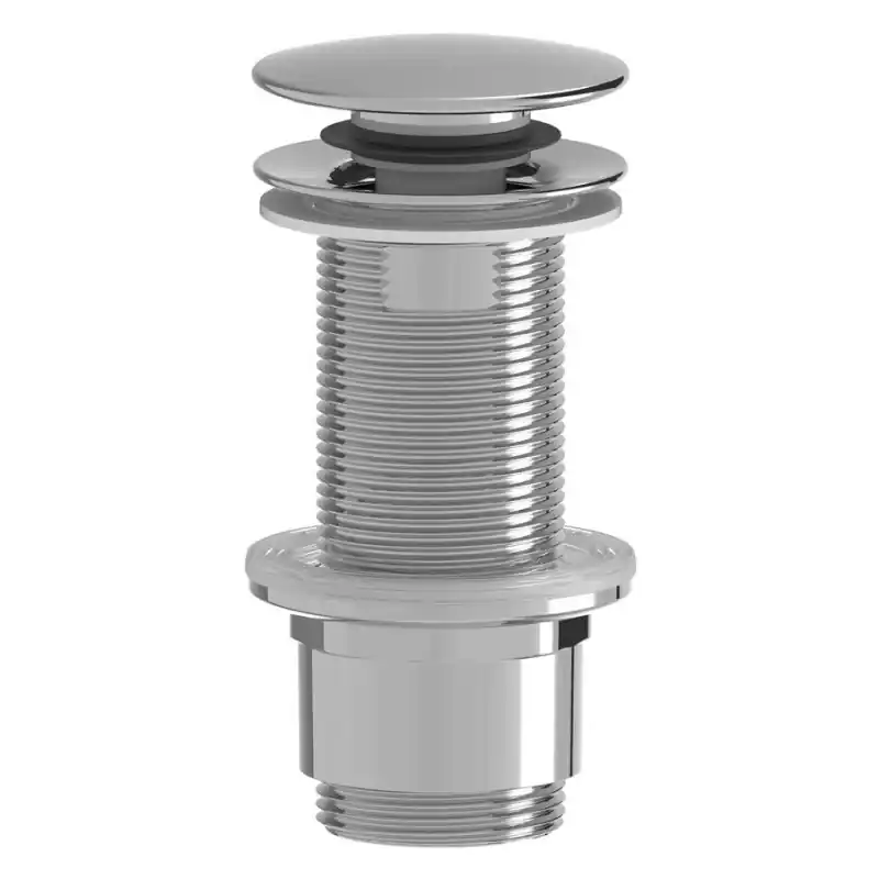 Umyvadlová výpust 5/4“, click-clack, velká zátka, 10-80mm, ABS/chrom Laatste Versie
