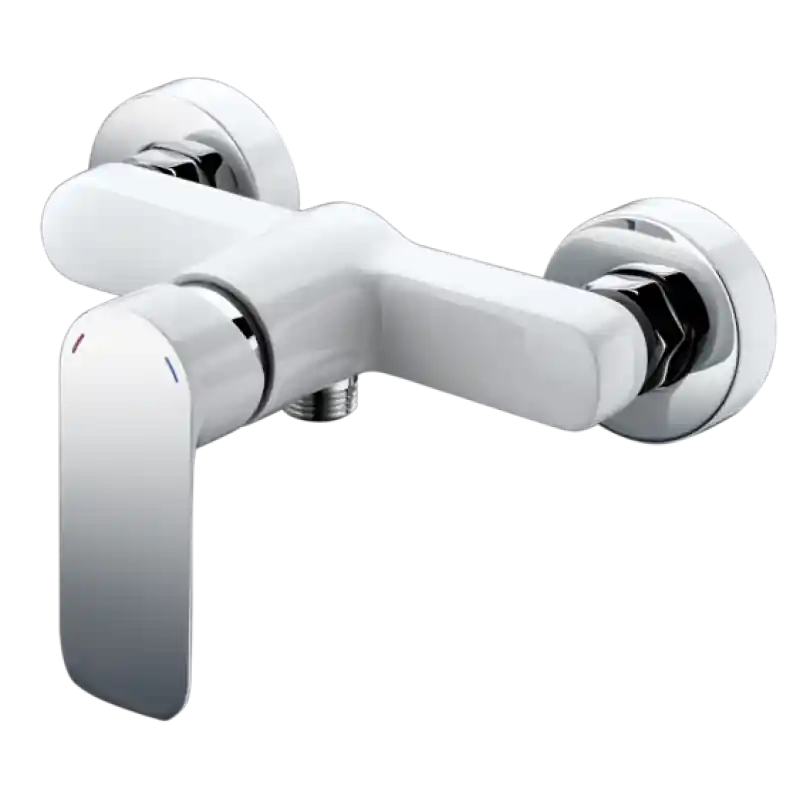 Nejprodávanější RIO 4145 Sprchová vodovodní baterie, BÍLÁ/CHROM, rozteč 150mm