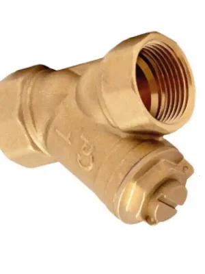 Hete Deal Mosazný šikmý filtr 1/2" MAGNETICKÝ PN30, -30°C - 150°C Plnoprůtok