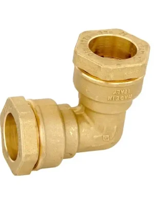 Levný Mosazné svěrné koleno 90° BWO 25 x 25 mm - VALVOPAT