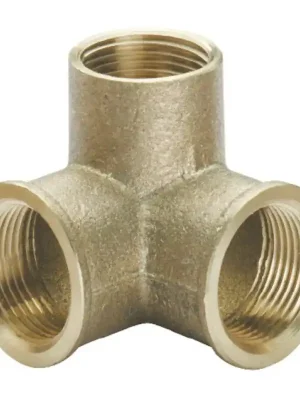 Flitsaanbieding Mosazný třícestný rohový rozbočovač 3 x 3/4"