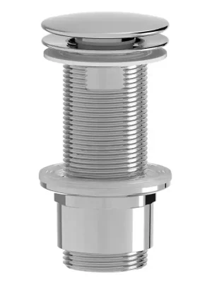 Vrácení Zdarma Umyvadlová výpust 5/4“, neuzavíratelná, velká zátka, 10-80mm, ABS/chrom