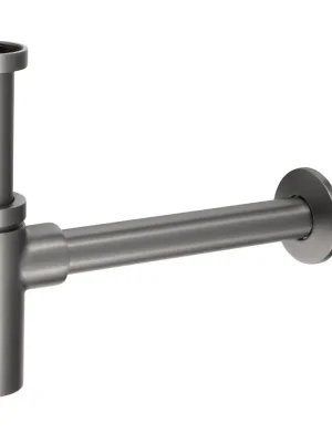 Umyvadlový sifon 5/4", odpad 32mm, kulatý, gun metal Tovární Cena