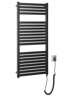Zlevněný TONDI-E elektrické otopné těleso rovné 450x970 mm, 300W, černá mat