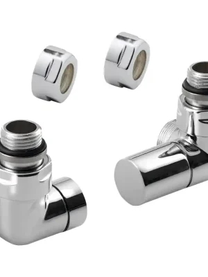 Kupte Ještě Dnes CORNER SIMPLY připojovací sada ventilů triaxiální, pravé provedení, chrom