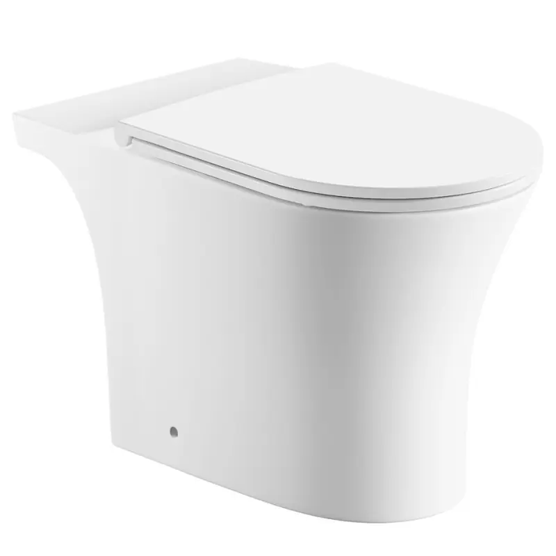 VITO WC kombi mísa, Rimless, 61x35,5cm, spodní/zadní odpad, bílá Beperkte Voorraad