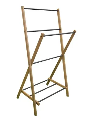 WING skládací stojan na ručníky 58x103x35cm, jasan Nieuw
