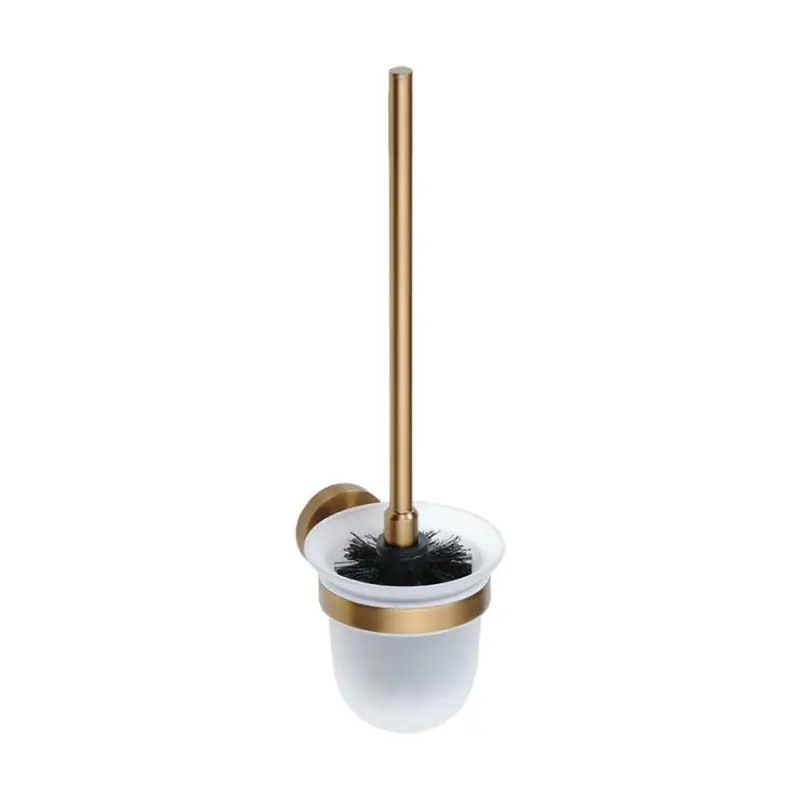 Hoge Kwaliteit X-ROUND COPPER WC štětka závěsná, mléčné sklo, měď mat