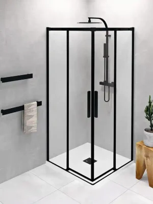 ALTIS LINE BLACK čtvercový sprchový kout 900x900 mm, rohový vstup, čiré sklo Kup Teď