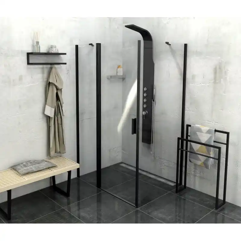 Zoom Line Black obdélníkový sprchový kout 1200x900mm L/P varianta Beperkte Voorraad