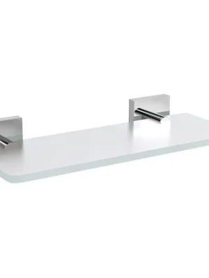 X-SQUARE skleněná police 200mm, chrom/mléčné sklo Tijdelijk Beschikbaar