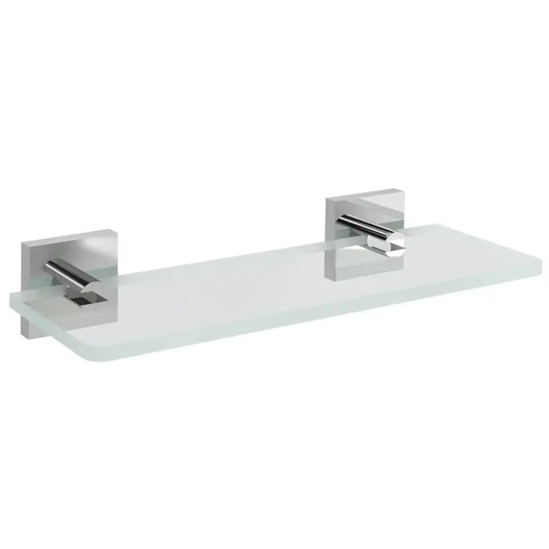 X-SQUARE skleněná police 300mm, chrom/čiré sklo Lage Kosten