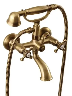 ANTEA nástěnná vanová baterie kompletní, bronz Weekendaanbieding