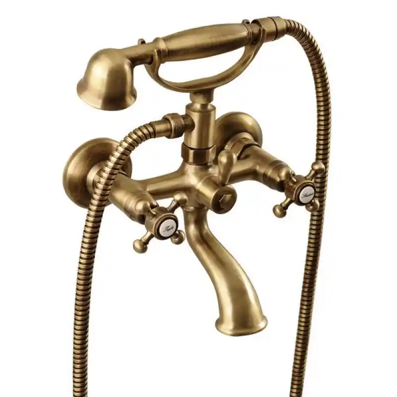 ANTEA nástěnná vanová baterie kompletní, bronz Weekendaanbieding