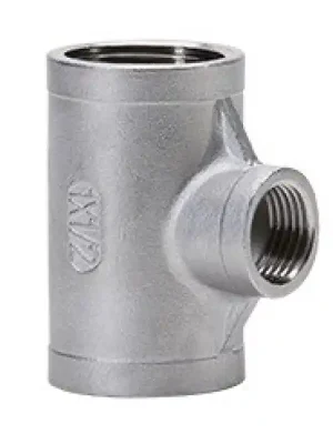 Koop Vandaag NEREZ T-kus redukovaný 3/8" x 1/4" x 3/8" AISI 316 Tmax 220°C