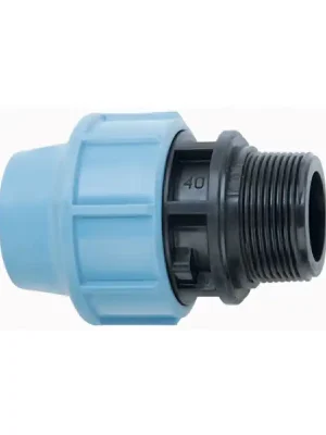 Gecertificeerd PE Přechod s vnějším závitem, 20 mm x 1/2" - na polyetylen