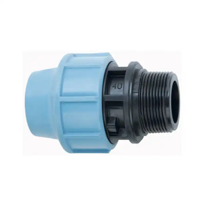 Gecertificeerd PE Přechod s vnějším závitem, 20 mm x 1/2" - na polyetylen