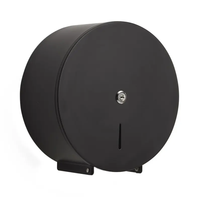 Populair Zásobník na toaletní papír do Ø 24cm, 264x126x270mm, černá mat