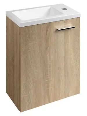 Actieprijs ZOJA umyvadlová skříňka 37x50x18cm, dub platin