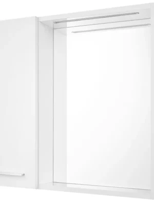 ZOJA/KERAMIA FRESH STRIP galerka s LED osvětlením, 60x60x14cm, levá, bílá Bestel Nu