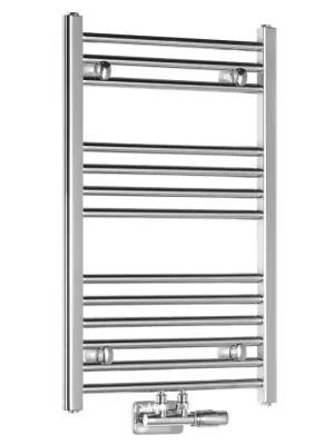 ALYA otopné těleso rovné 500x803 mm, středové připojení, chrom Betaalbaar