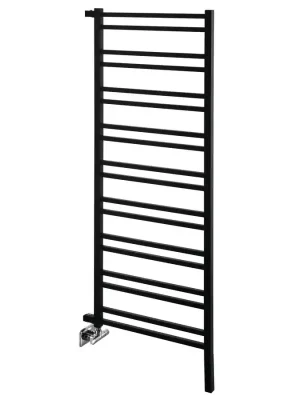 METRO SPACE otopné těleso 550x1430 mm, do prostoru, černá mat Výprodej