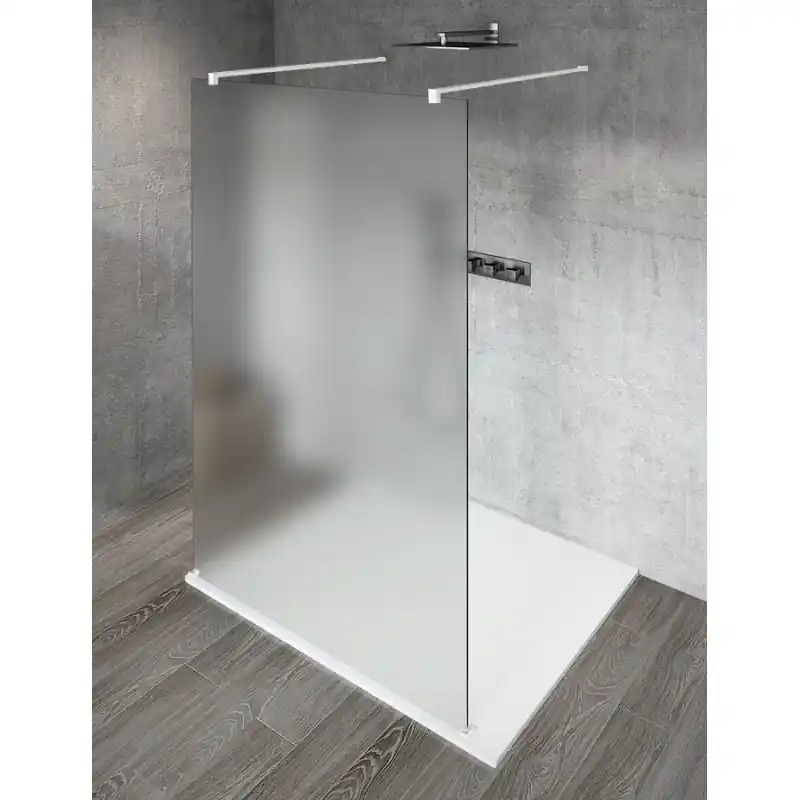 VARIO WHITE jednodílná sprchová zástěna do prostoru, matné sklo, 900 mm Actieprijs